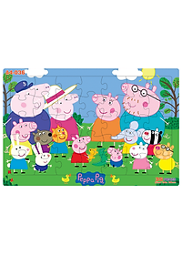 04 bộ tranh xếp hình 35 mảnh khổ A4 20x30cm – đồ chơi trí tuệ cho bé từ 2 tuổi – Combo 8