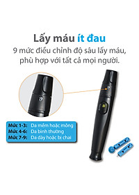 Máy đo đường huyết Yamada - Giọng nói tiếng Việt thông minh, đo chỉ số hồng cầu HCT, tặng 10 que thử