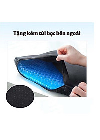 Đệm Ngồi 3D Silicon 2 Lớp Tổ Ong Lót Ghế Thoáng Khí Chống Đau Mỏi Lưng Amalife 