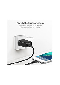 Dây cáp sạc nhanh Type-C dài 50cm hiệu CHOETECH CC001 Type C to Type C PD cho Smartphone / Tablet / Macbook / Laptop (3A, công suất 60W, truyền dữ liệu tốc độ cao) - Hàng chính hãng