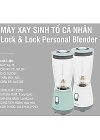 Máy Xay Sinh Tố Lock&Lock EJM436 (250W - 600ml) - Hàng Chính Hãng