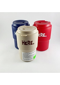 Cốc giữ nhiệt Here Inomata 320m có nắp xoay để đậy kín giữ nhiệt & đảm bảo an toàn vệ sinh - Hàng nội địa Nhật Bản |#Made in Japan|