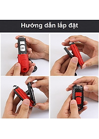 Bao da cacbon cao cấp bọc chìa khóa hãng xe  Mazda