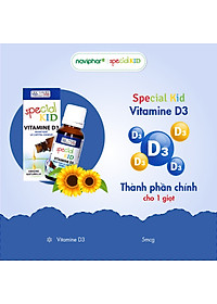 TPBVSK Special Kid Vitamine D3 - Xương răng chắc khỏe, cơ thể cứng cáp (20ml) [Siro – Nhập khẩu Pháp]