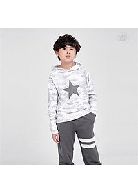 Bộ dài tay bé trai BIGFOX - MISS MEOW size đại, bộ thu đông cho bé phong cách Âu Mỹ rằn ri in NGÔI SAO 11 - 38 kg