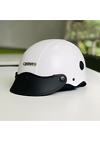 Mũ bảo hiểm xe máy 1/2 Rona R5 sơn trơn, nón freesize form nhỏ gọn chính hãng