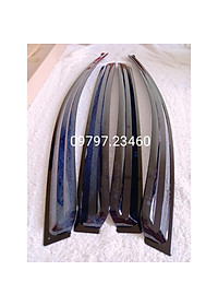 Bộ vè che mưa đen xe Kia morning 2008-2011 hàng Hàn Quốc chất liệu DÀY và BỀN, có hình ảnh thật của sản phẩm