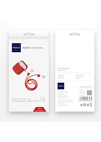 Bao case silicon cho Apple Airpods 1 / 2 hiệu Rock Carying Case (Đính kèm dây nối chống mất) - Hàng nhập khẩu