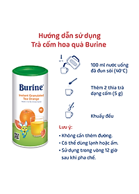 Trà cốm hoa quả Burine dinh dưỡng dành cho bé - Vị Cam Nam Mỹ giúp hỗ trợ giảm viêm nhiễm, tăng cường đề kháng (Không dành cho trẻ dưới 8 tháng tuổi)