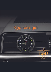 Đồng hồ trang trí xe hơi đủ logo các hãng xe (dán táp lô hoặc gắn cửa gió) - Tặng thêm 1 pin