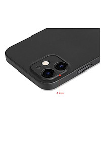 Ốp lưng lụa mỏng dành cho iPhone 12/ 12 Pro /12 Pro Max bảo vệ camera, siêu mỏng 0.3 mm - Hàng Chính Hãng Memumi