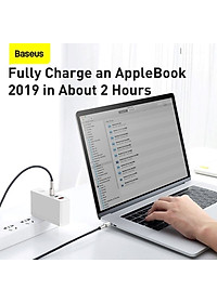 Cáp sạc siêu nhanh 100W truyền dữ liệu Baseus Cafule Series Metal Data Cable Type-C to Type-C (100W) - Hàng Chính Hãng