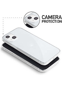 Ốp lưng silicon dẻo trong suốt cho iPhone 13 Mini hiệu Ultra Thin siêu mỏng 0.6mm - Hàng nhập khẩu