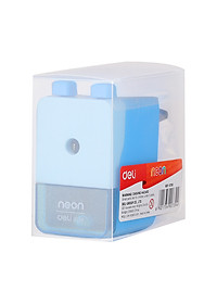 Gọt chì quay tay Deli 739 Chuốt bút chì quay tay Giao màu ngẫu nhiên