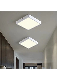 Đèn ốp trần nổi công suất 12W, 18W, 24W RIVEN loại vuông 2 màu ánh sáng hiện đại