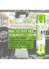  Chính Hãng - Nước Hoa Xịt Khử Mùi Hôi Ô Tô Flamingo F011 330ml