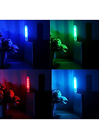 Bộ 2 Thanh Đèn LED RGB 7 Màu Siêu Sáng, Nhiều Chế Độ Chớp