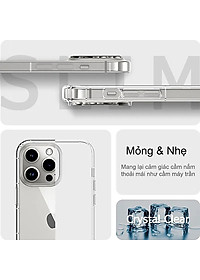 Ốp lưng cho iPhone 14 promax/ 13 promax/ 12 promax/ 11 promax/ Xsmax/ XS/ 8plus/ 7plus trong suốt chống sốc đệm khí cao cấp - hàng chính hãng