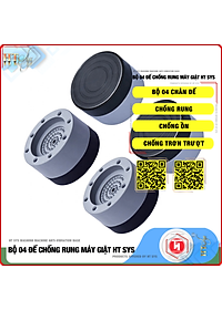 Bộ 04 chân đế cao su chống rung máy giặt   - HT SYS - Đế chống rung máy giặt - Đế chống ồn máy giặt, máy sấy,tủ lạnh, bàn ghế - Giao màu ngẫu nhiên