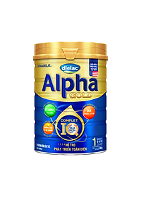 HỘP SỮA BỘT VINAMILK DIELAC ALPHA GOLD IQ 1 900G (CHO TRẺ TỪ 0 - 6 THÁNG TUỔI)