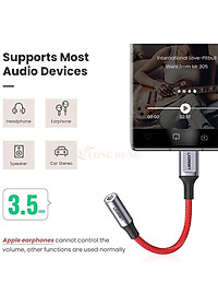 Cổng chuyển đổi Ugreen USB-C to 3.5mm Audio Cable AV161 - Hàng chính hãng
