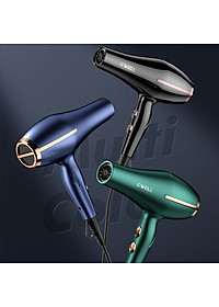 Máy sấy tóc CWELL công suất lớn 1800W-2500W C03HD, 6 chế độ tùy chỉnh nóng/lạnh, thiết kế chuẩn Salon