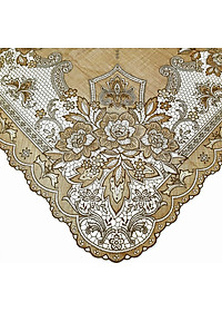 Khăn Trải Bàn PAULEE - FY 116L nâu (135 cm x 180 cm)