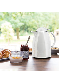 Bình giữ nhiệt Emsa AUBERGE Isolierkanne Quick Tip Weiß 1,5 L màu trắng Hàng chính hãng