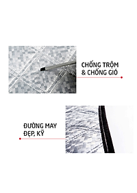 Tấm bạt che nắng kính lái xe ô tô có tai chụp gương chiếu hậu 2 bên A551