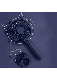 Quạt Cầm Tay Cao Cấp Vinbuy Tích Điện Tiện Lợi Kèm Cáp Sạc Và Pin Có Tặng Chân Đế Tích Hợp Giá Đỡ Điện Thoại, 3 Chế Độ Gió Siêu Mát Siêu Bền - Hàng chính hãng VinBuy 