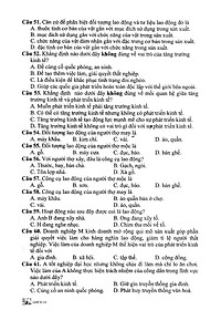 Sách Câu Hỏi Trắc Nghiệm Khách Quan Giáo Dục Công Dân Lớp 11