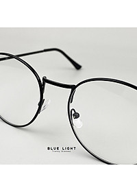 Kính Giả Cận, Gọng Kính Cận Nam Nữ Mắt Tròn Gọng Đen Không Độ Hàn Quốc - BLUE LIGHT SHOP