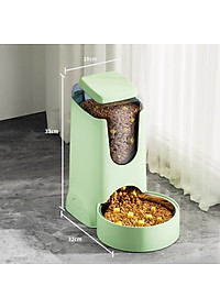 Bát Ăn Tự Động Và Bình Nước Tự Động Cho Chó Mèo Dung Tích Lớn 4L