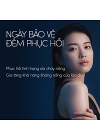 Bộ sữa chống nắng Anessa dưỡng da dịu nhẹ dạng sữa SPF50+ PA++++ 60ml và Serum dưỡng da và phục hồi da sau nắng 180ml