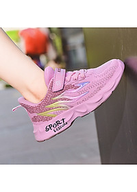 Giày bé gái 3 - 15 tuổi thể thao phong cách đế Eva siêu nhẹ kháng khuẩn GE80