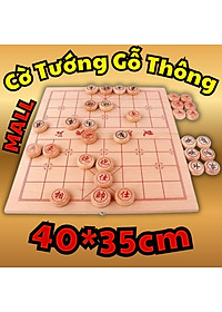 [GỖ TỰ NHIÊN CAO CẤP] Bộ cờ tướng gỗ sồi cao cấp kích thước 40 x 35cm, Bộ cờ tướng cao cấp khắc nét tinh xảo có bàn là hộp đựng gấp gọn - Hàng chính hãng D Danido