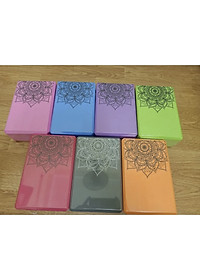 Gạch Tập Yoga In Hoa Mandala -YOGA TP, Chất Liệu EVA Cao Cấp, Giúp Bạn Tập Yoga Tại Nhà Và Phòng Tập