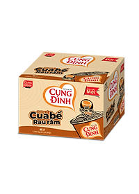 Thùng 24 Ly Mì Khoai Tây Cung Đình Hương Vị Cua Bể Rau Răm (65g/Ly)