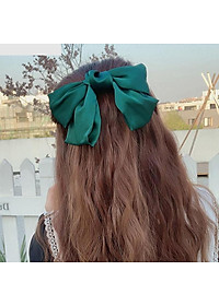 Cặp tóc nơ phong cách Hàn Quốc cực xinh, kẹp nơ sau dễ thương KT13 được các bạn nữ cực kỳ yêu thích 