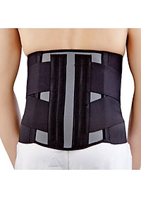 Đai Cố Định Thắt Lưng Cột Sống, Đai thoát vị đĩa đệm Elnova (Màu Đen)