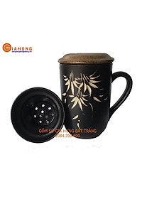Bộ tách cốc lọc trà gốm Bát Tràng