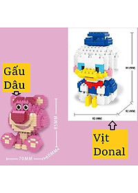Đồ chơi trẻ em - Combo 5 Bộ ghép hình mini nhiều mẫu khác nhau - Mô hình lắp ráp 3D cực dễ thương cho bé - Mẫu ngẫu nhiên