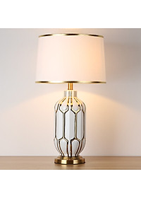 Đèn ngủ để bàn TIGEN kiểu dáng hiện đại, cao cấp trang trí nội thất sang trọng - kèm bóng LED chuyên dụng.