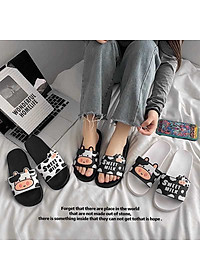Dép Nữ Quai Ngang, Dép Bò Sữa Sweet Milk Siêu Dễ Thương DP05
