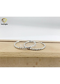 Bông tai bạc Ý 925 Huệ Ngân - Vòng to xinh RYE30C14101