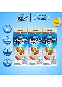 Sữa Hạt Hạnh Nhân ALMOND BREEZE vị Vanilla 180ml x 3 Hộp