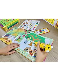 Bộ Sách Học Tiếng Anh: Bút Chấm Đọc- Học Tiếng Anh - Đánh Thức Năng Lực Phi Thường Từ Trẻ Thơ : Dành Cho Trẻ Từ 0 Đến 10 Tuổi (Tặng kèm 12 cuốn sách)