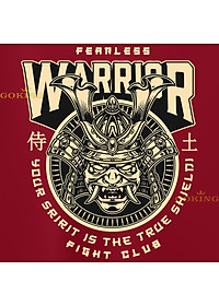 WARRIOR, mã G16. Áo thun nam nữ cá tính, form unisex. Áo phông GOKING hàng hiệu, công nghệ in Nhật Bản sắc nét. Quà tặng cao cấp cho gia đình, cặp đôi, doanh nghiệp.