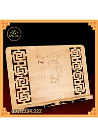 Kệ đọc kinh giá đỡ sách bằng tre size 29x39cm