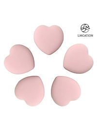 Mút tán kem nền, phấn nước trái tim mini LMcation